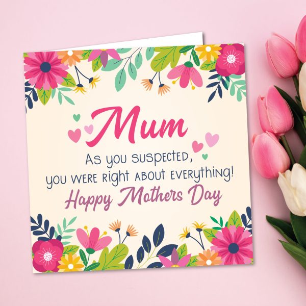 Mothers Day Tropical Greeting Card