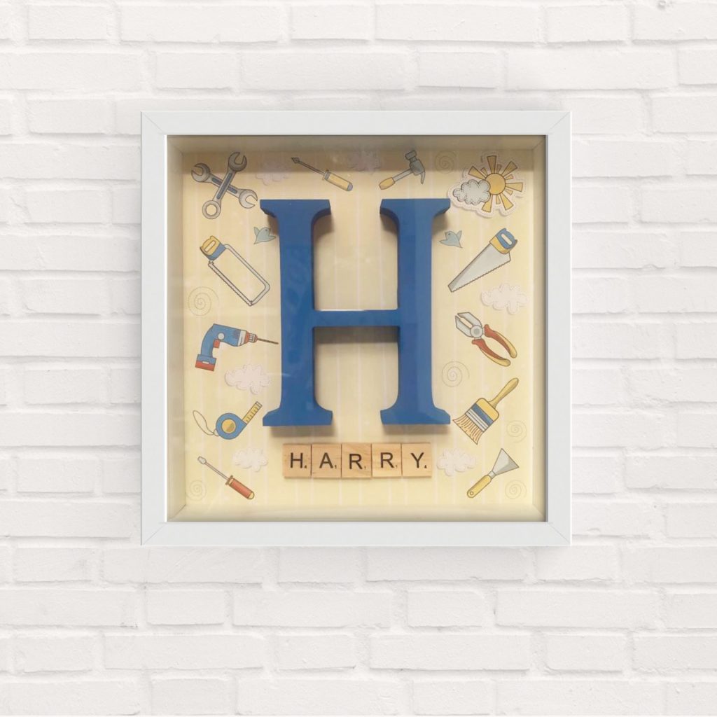 Tools Wooden Letter Box Frame The Paperlane