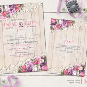 Petals & Lace Invitation