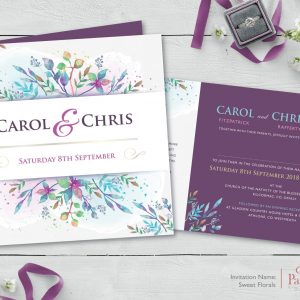 Sweet Florals Invitation