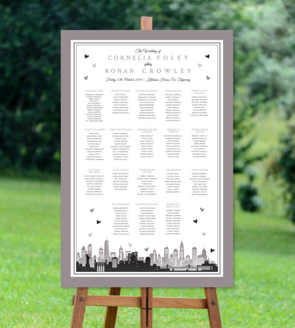 Big Apple Seating Plan