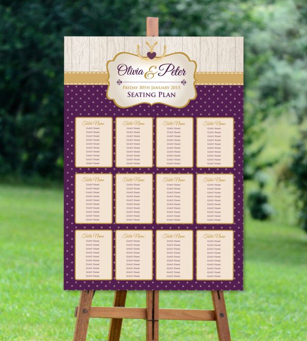 Elegant Equestrian Seating Plan