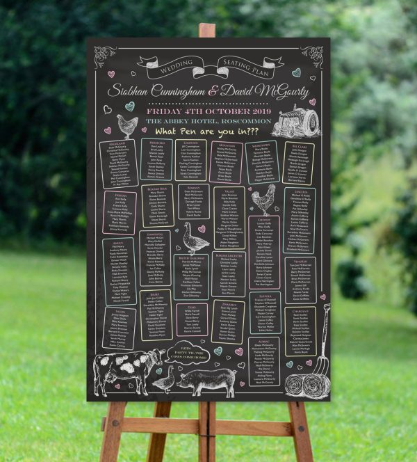 Farm Sketch Seating Plan