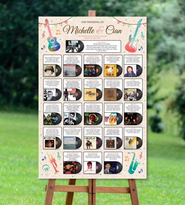 Rock n' Roll Seating Plan