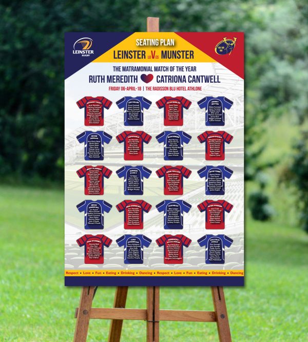 Rugby Love Seating Plan