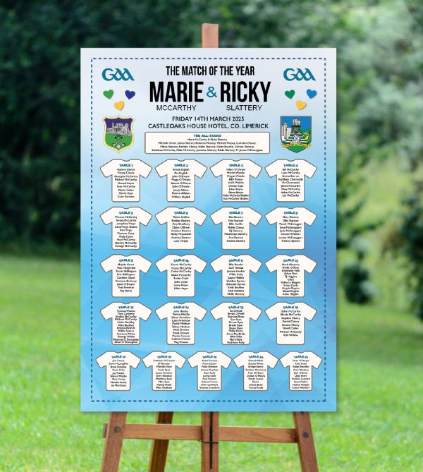 Vibrant GAA Seating Plan