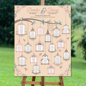 Vintage Birdcage Seating Plan