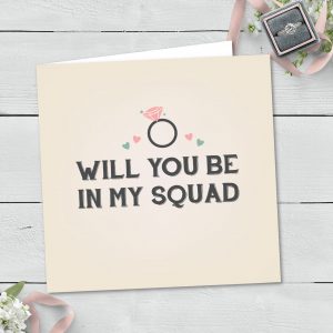 Bridesmaid Greeting Card (042)