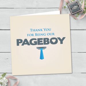 Pageboy Thank You Card (020)