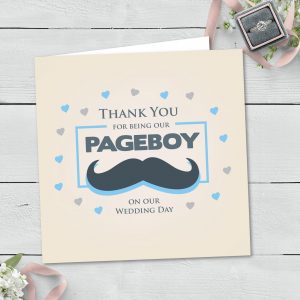 Pageboy Thank You Card (019)