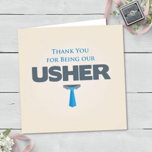 Usher Thank You Card (022)