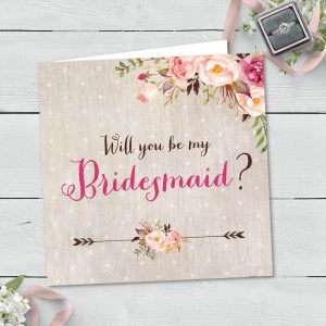 Will You Be My Bridesmaid Greeting Card (036)