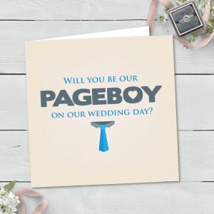 Will You Be Our Pageboy Greeting Card (049)
