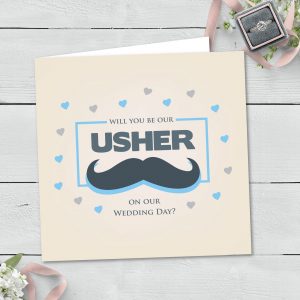 Will You Be Our Usher Greeting Card (050)