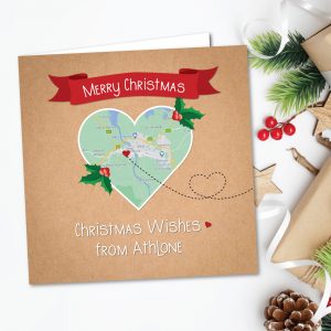 Xmas Wishes from Athlone Christmas Card