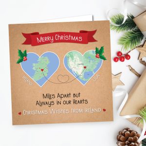 Miles Apart (Ireland & USA) Christmas Card