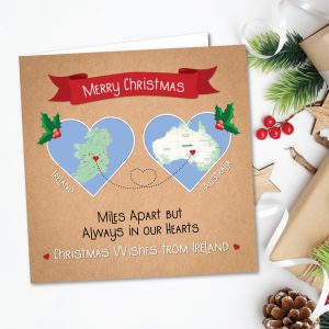 Miles Apart (Ireland & Australia) Christmas Card