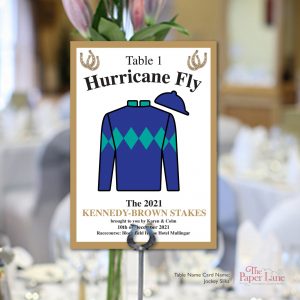 Jockey Silks Table Name