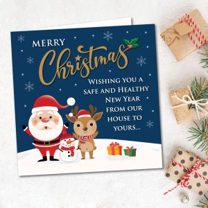 Santa & Rudolf Christmas Card