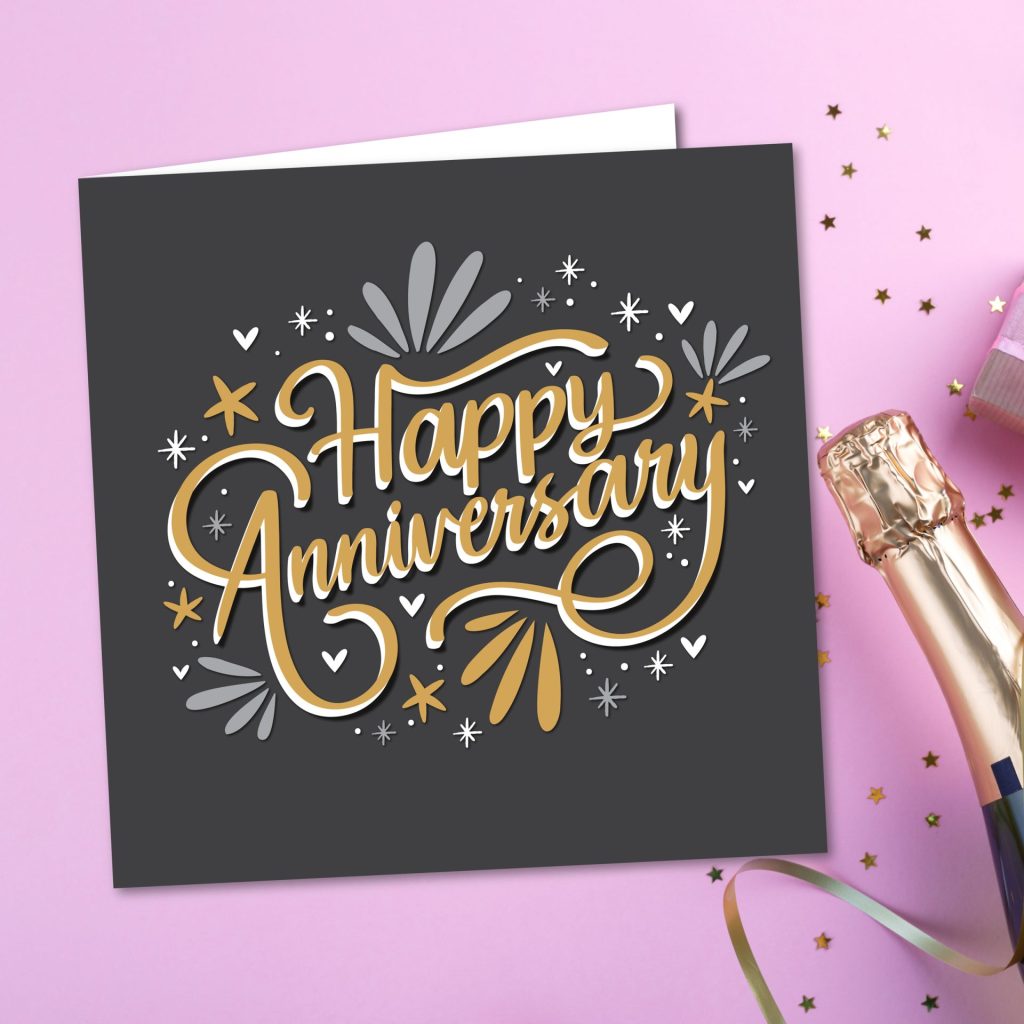 Anniversary Greeting Card - The Paperlane