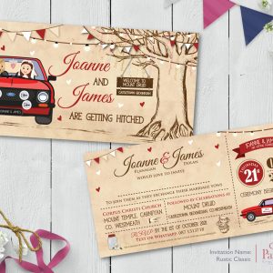 Rustic Classic Invitation
