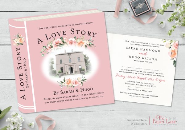 A Love Story Invitation