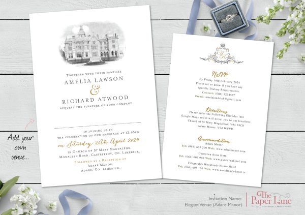 Elegant Venue Invitation