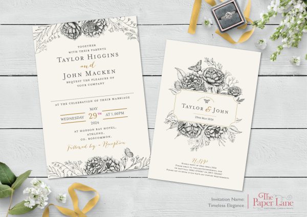 Timeless Elegance Invitation