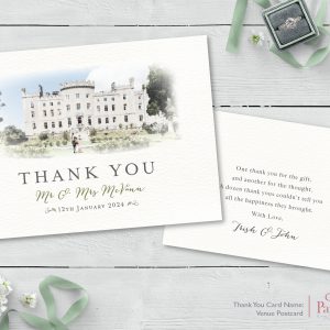 Venue A6 Thank You Postcard