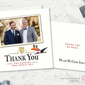 Lovely Day Square Thank You Card