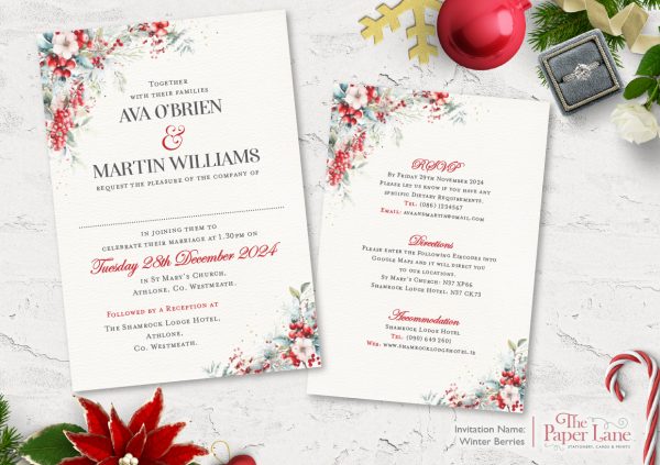 Wild Berries Invitation
