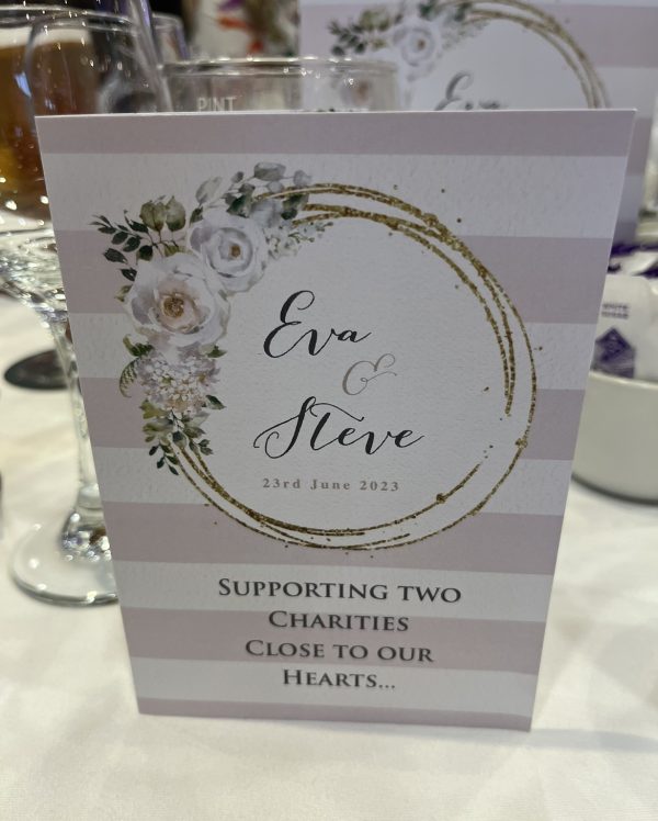 Wedding Favour Charity Cards