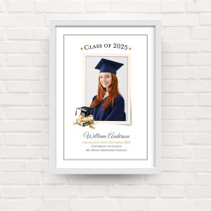 Graduation Photo A4 Framed Print