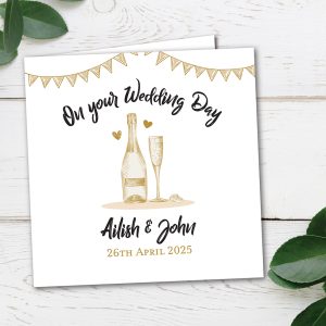 Personalised Wedding Card