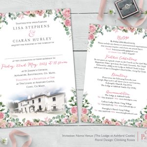 Lodge at Ashford Castle Climbing Roses Venue Invitation