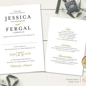 Simple Script Invitation