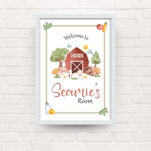 Kids Bedroom Farm Framed Print