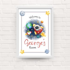 Kids Bedroom Space Framed Print