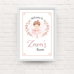 Kids Bedroom Ballet Framed Print