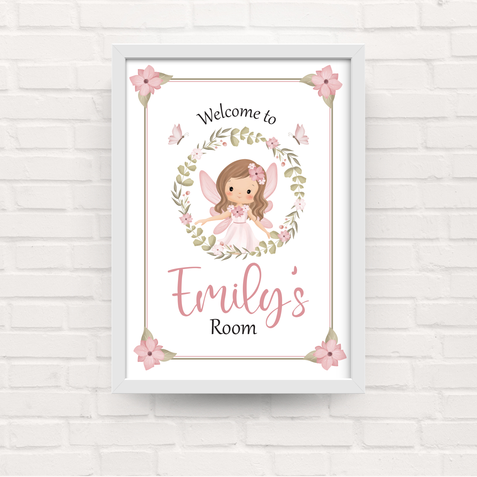 Kids Bedroom Fairy Framed Print