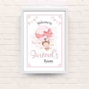 Kids Bedroom Hot Air Balloon Framed Print