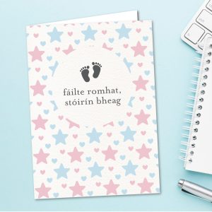 Irish New Baby Greeting Card